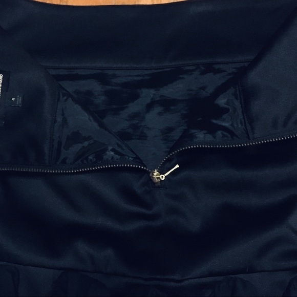 EXPRESS Design Studio Faux Leather Ruffled Mini - Picture 5 of 7